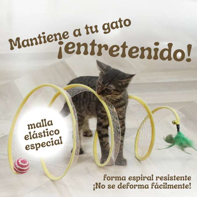 Gato tunel juguete para gatos