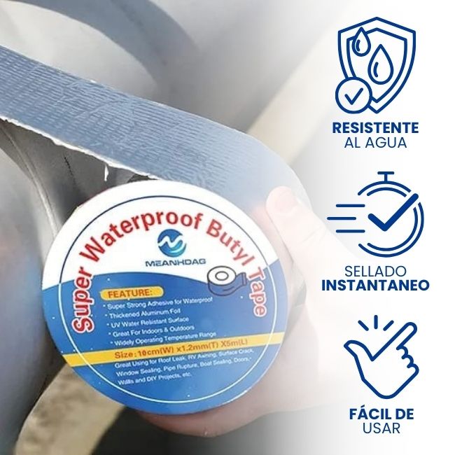 Cinta de Butilo Súper Impermeable