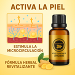 Aceite de jengibre para reducir barriga