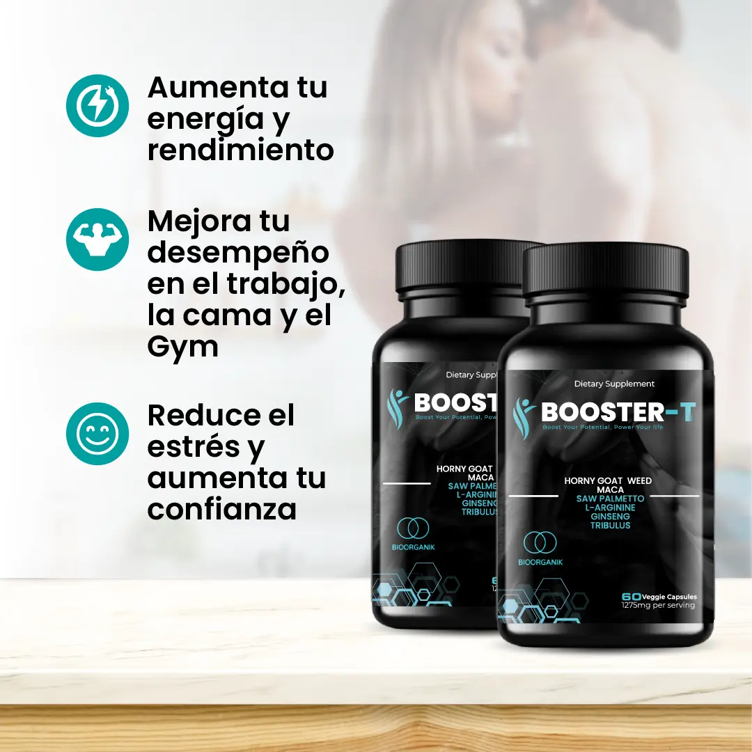 BOOSTER-T Aumenta tu testosterona.