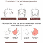 Sujetador de soporte superior sin aros  No más senos caídos