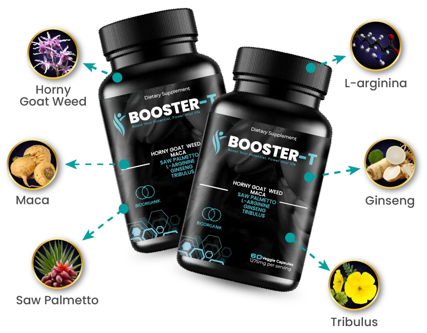 BOOSTER-T Aumenta tu testosterona.