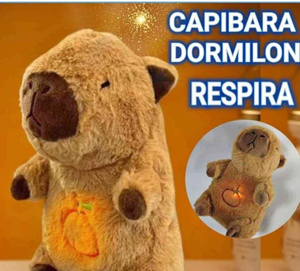 Capibara que respira para el estrés y ansiedad.